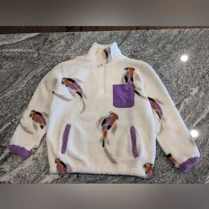 BNWT Official Taylor Swift Merchandise 💜 Speak Now 💜 Koi Fleece Half Zip